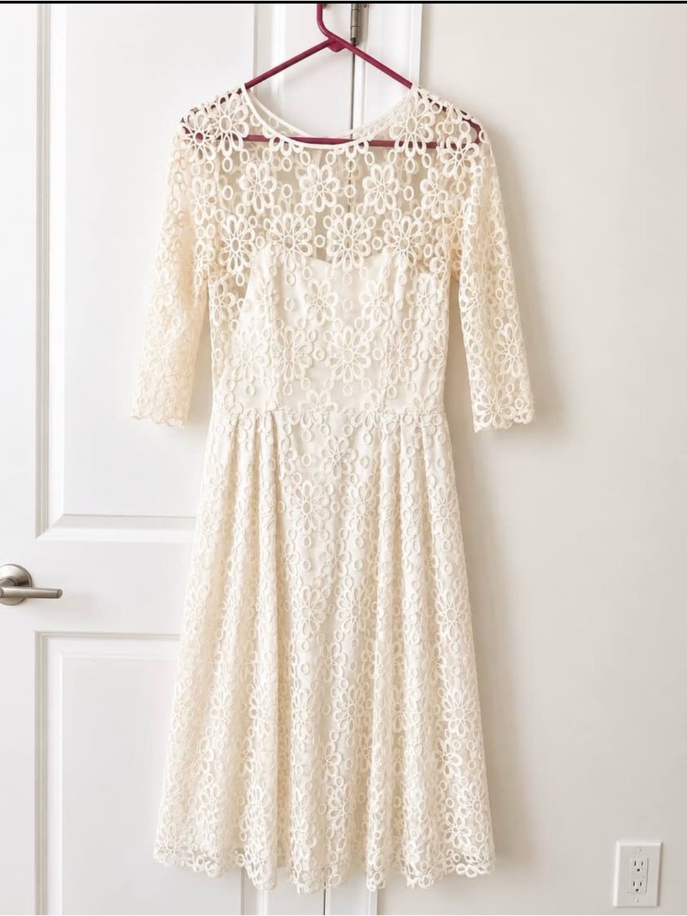 Beautiful Tatyana Ivory Lace Dress